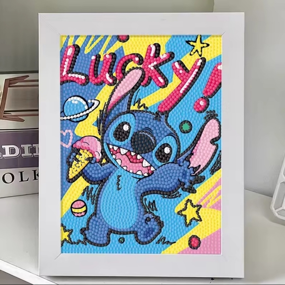 Brand New DIY Stitch Diamond Beads Art With Frame